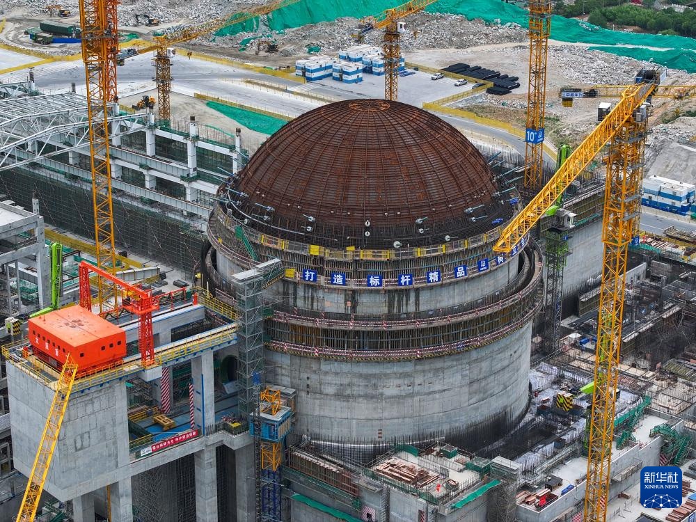 田灣核電基地7、8號機組工程建設(shè)穩(wěn)步推進，助力能源結(jié)構(gòu)優(yōu)化